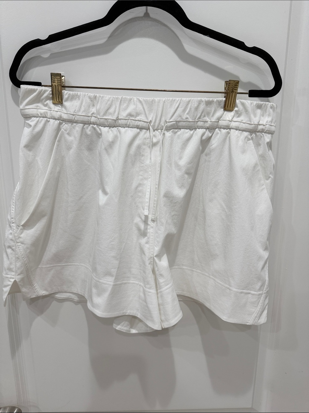 lululemon athletica White Drawstring Athletic Shorts